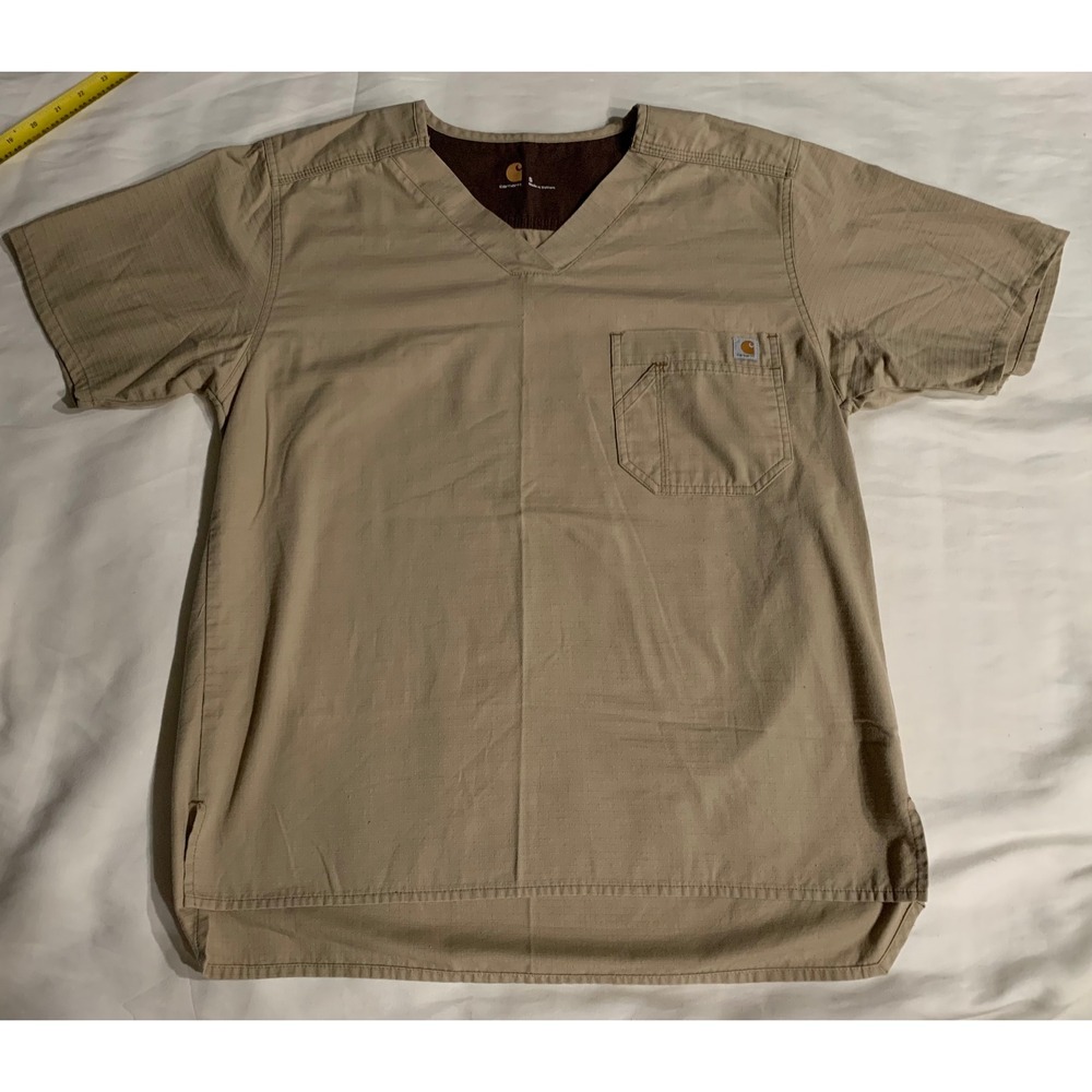 Carhartt Force Workwear Scrubs Top Small Ripstop Pocket Utility-S